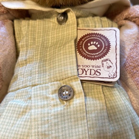 🩷HOST PICK🩷Boyds Collection Vtg Retired Jocelyn Bloomengrows Bear TJ’s Best - Picture 9 of 17